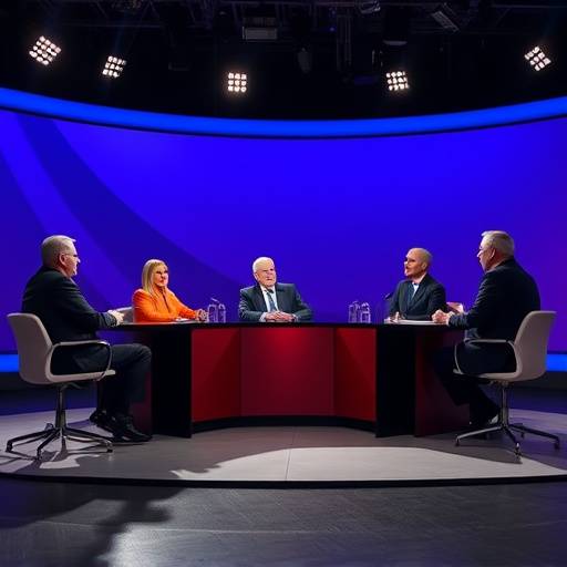 Panelistas discutiendo durante un episodio de 'Debate Abierto'